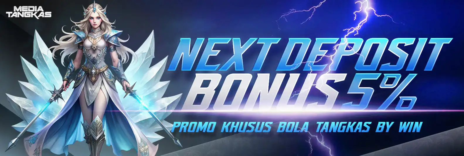 BONUS DEPOSIT 5 % BOLA TANGKAS BY WINNING